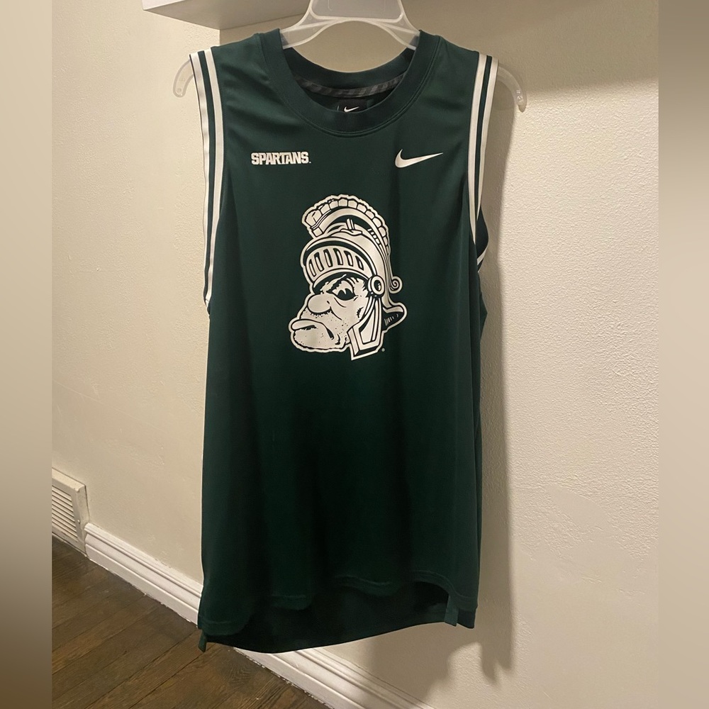 MSU NIKE Gruff Sparty Basketball Jersey